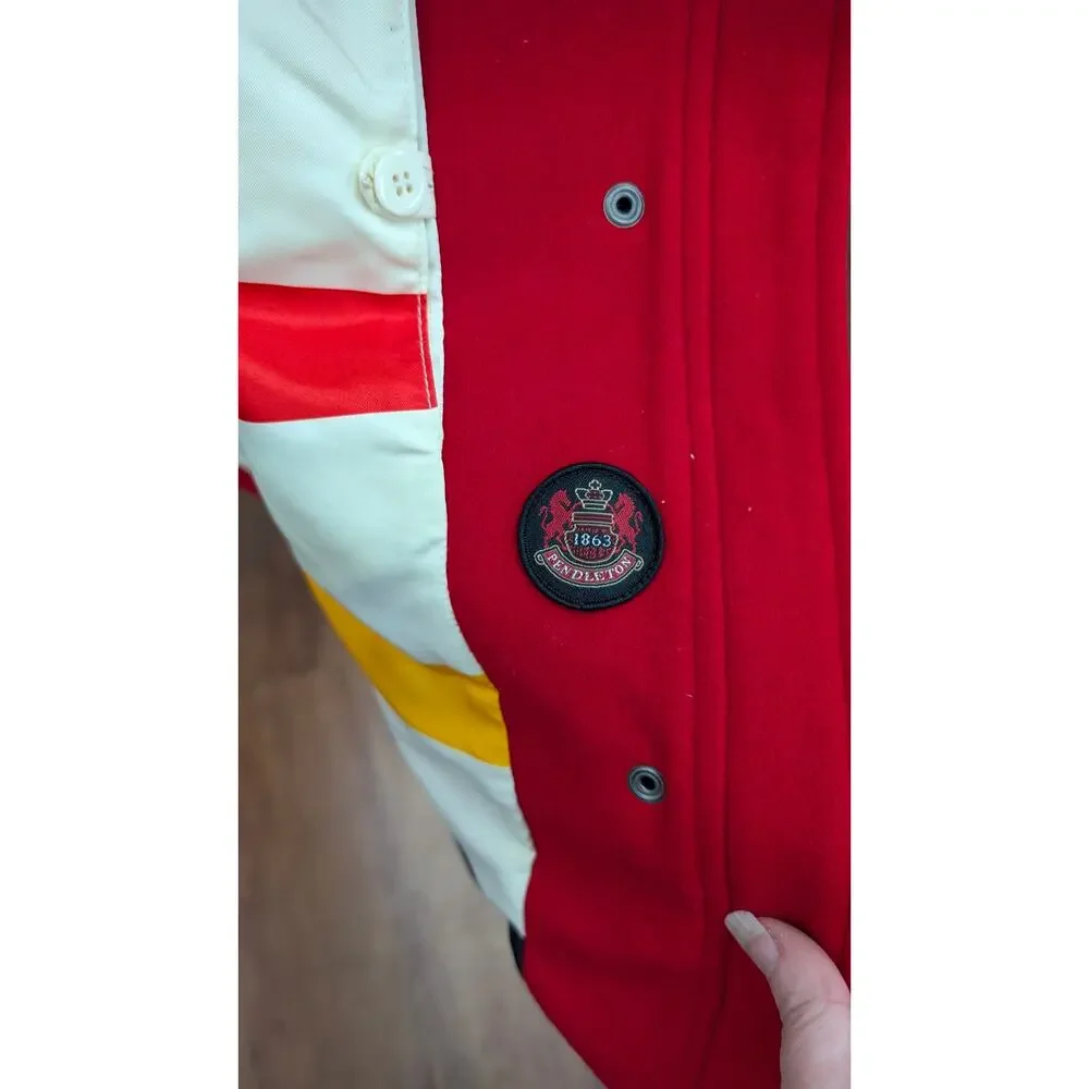 Red Pendleton Cascade Coat - Picture 2 of 6